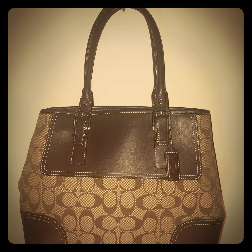 COACH signature bag